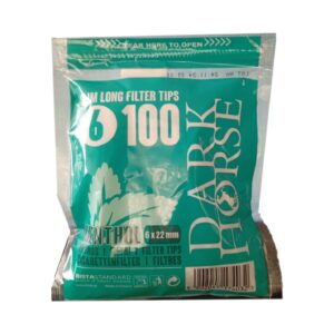 Filtro Menta Slim Long Dark Horse 100 unidades