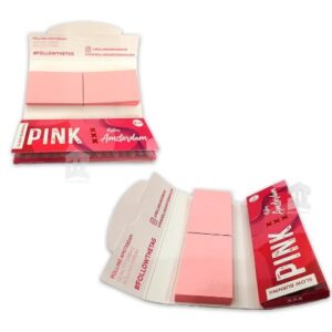 Papelillo Amsterdam Pink 1 1/4 + Boquillas